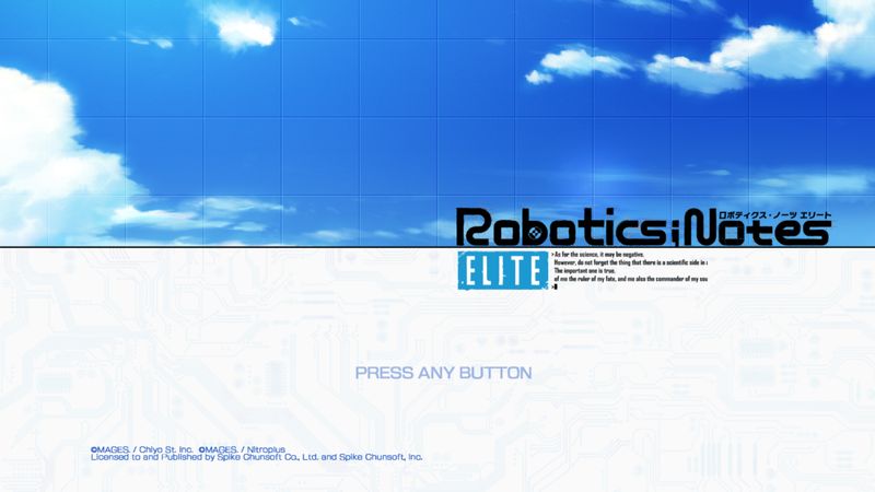 【汉化H游戏美少女游戏下载/VIP】Robotics;Notes ELITE汉化版【5.6G】
